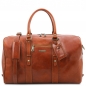 Preview: Tuscany Leather Reisetasche TL Voyager aus Leder honig Preview: Tuscany Leather Reisetasche TL Voyager aus Leder honig