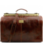 Preview: Leder Reisetasche Maulbügel Madrid groß braun Preview: Leder Reisetasche Maulbügel Madrid groß braun
