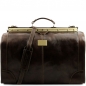 Preview: Leder Reisetasche Maulbügel Madrid groß dunkelbraun Preview: Leder Reisetasche Maulbügel Madrid groß dunkelbraun