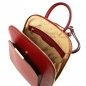 Preview: TL Bag Saffiano-Leder Rucksack rot Interieur Preview: TL Bag Saffiano-Leder Rucksack rot Interieur