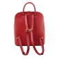 Preview: TL Bag Saffiano-Leder Rucksack rot Rückseite Preview: TL Bag Saffiano-Leder Rucksack rot Rückseite