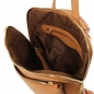 Preview: TL Bag Großer Leder-Rucksack cognac Interieur