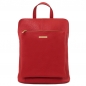 Preview: TL Bag Großer Leder-Rucksack rot Preview: TL Bag Großer Leder-Rucksack rot