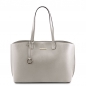 Preview: Tuscany Leather Leder-Shopper XL grau Preview: Tuscany Leather Leder-Shopper XL grau