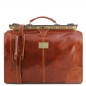 Preview: Leder Reisetasche im Doktortaschen-Design Madrid honig Preview: Leder Reisetasche im Doktortaschen-Design Madrid honig
