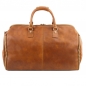 Preview: Reisetasche-Kleidersack Antiqua natural Rückseite Preview: Reisetasche-Kleidersack Antiqua natural Rückseite