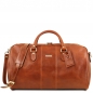 Preview: Leder Reisetasche Lisbona gross Honig Preview: Leder Reisetasche Lisbona gross Honig