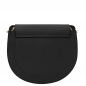 Preview: Satteltasche "Tiche" aus Leder schwarz Rückseite
