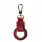 Mobile Preview: Schlüsselanhänger aus Leder rot