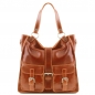 Mobile Preview: Schultertasche Melissa TL140928 Honig