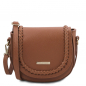 Preview: Tuscany Leather Schultertasche Saddle cognac Preview: Tuscany Leather Schultertasche Saddle cognac