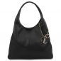 Preview: Tuscany Leather Schultertasche Hobo schwarz