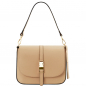 Mobile Preview: Tuscany Leather Schultertasche Nausica champagner