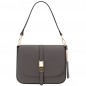 Preview: Tuscany Leather Schultertasche Nausica grau Preview: Tuscany Leather Schultertasche Nausica grau