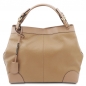 Preview: Shopper aus Leder Ambrosia Champagner Preview: Shopper aus Leder Ambrosia Champagner