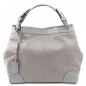 Preview: Shopper aus Leder Ambrosia Grau Preview: Shopper aus Leder Ambrosia Grau