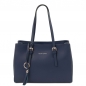 Preview: TL Bag Leder-Schultertasche dunkelblau Preview: TL Bag Leder-Schultertasche dunkelblau