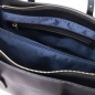 Preview: TL Bag Leder-Schultertasche schwarz Interieur Preview: TL Bag Leder-Schultertasche schwarz Interieur