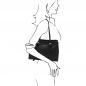 Preview: TL Bag Leder-Schultertasche schwarz Outfit Preview: TL Bag Leder-Schultertasche schwarz Outfit