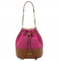 Preview: TL bag Beuteltasche Leder Fuchsia Preview: TL bag Beuteltasche Leder Fuchsia