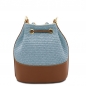 Preview: TL bag Beuteltasche Leder Himmelblau Rückseite Preview: TL bag Beuteltasche Leder Himmelblau Rückseite