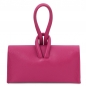 Preview: TL Bag Leder-Clutch fuchsia Rükseite Preview: TL Bag Leder-Clutch fuchsia Rükseite