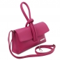 Preview: TL Bag Leder-Clutch fuchsia Seite Preview: TL Bag Leder-Clutch fuchsia Seite