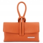 Preview: TL Bag Leder-Clutch orange Preview: TL Bag Leder-Clutch orange