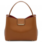 Preview: Tuscany Leather Schultertasche Clio cognac