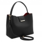 Preview: Tuscany Leather Schultertasche Clio schwarz Seite Preview: Tuscany Leather Schultertasche Clio schwarz Seite
