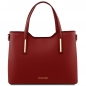 Preview: Leder-Handtasche Olimpia rot Preview: Leder-Handtasche Olimpia rot