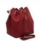 Mobile Preview: Tuscany Leather Leder-Beuteltasche Vittoria rot Seite