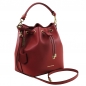 Preview: Tuscany Leather Leder-Beuteltasche Vittoria rot Seite Preview: Tuscany Leather Leder-Beuteltasche Vittoria rot Seite