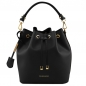 Preview: Tuscany Leather Leder-Beuteltasche Vittoria schwarz Preview: Tuscany Leather Leder-Beuteltasche Vittoria schwarz
