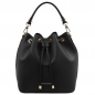 Preview: Tuscany Leather Leder-Beuteltasche Vittoria schwarz Preview: Tuscany Leather Leder-Beuteltasche Vittoria schwarz