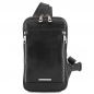 Preview: Leder Brusttasche Martin schwarz Preview: Leder Brusttasche Martin schwarz
