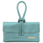 Preview: Tuscany Leather Clutch Metallic-Leder hellblau Preview: Tuscany Leather Clutch Metallic-Leder hellblau