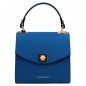 Mobile Preview: TL Bag Mini-Handtasche aus Leder blau