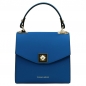 Preview: TL Bag Mini-Handtasche aus Leder blau Preview: TL Bag Mini-Handtasche aus Leder blau