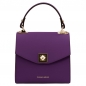 Mobile Preview: TL Bag Mini-Handtasche aus Leder purple