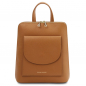 Preview: Tuscany Leather Damen-Rucksack klein cognac Preview: Tuscany Leather Damen-Rucksack klein cognac