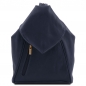 Preview: Tuscany Leather Leder-Rucksack Delhi dunkelblau Preview: Tuscany Leather Leder-Rucksack Delhi dunkelblau