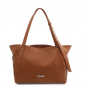 Mobile Preview: Tuscany Leather Shoppertasche Leder cognac