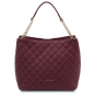 Mobile Preview: Tuscany Leather Stepptasche Nappa bordeaux