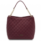 Preview: Tuscany Leather Stepptasche Nappa bordeaux Preview: Tuscany Leather Stepptasche Nappa bordeaux