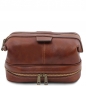 Preview: Tuscany Leather Leder Kulturtasche Jacob braun Preview: Tuscany Leather Leder Kulturtasche Jacob braun