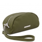 Preview: Tuscany Leather Kosmetiktasche Clutch Olivgrün