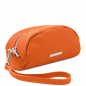 Preview: Tuscany Leather Kosmetiktasche Clutch Orange Preview: Tuscany Leather Kosmetiktasche Clutch Orange