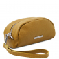 Preview: Tuscany Leather Kosmetiktasche Clutch Senf Preview: Tuscany Leather Kosmetiktasche Clutch Senf