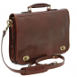 Preview: Tuscany Leather Messenger Aktentasche Siena Seite Preview: Tuscany Leather Messenger Aktentasche Siena Seite